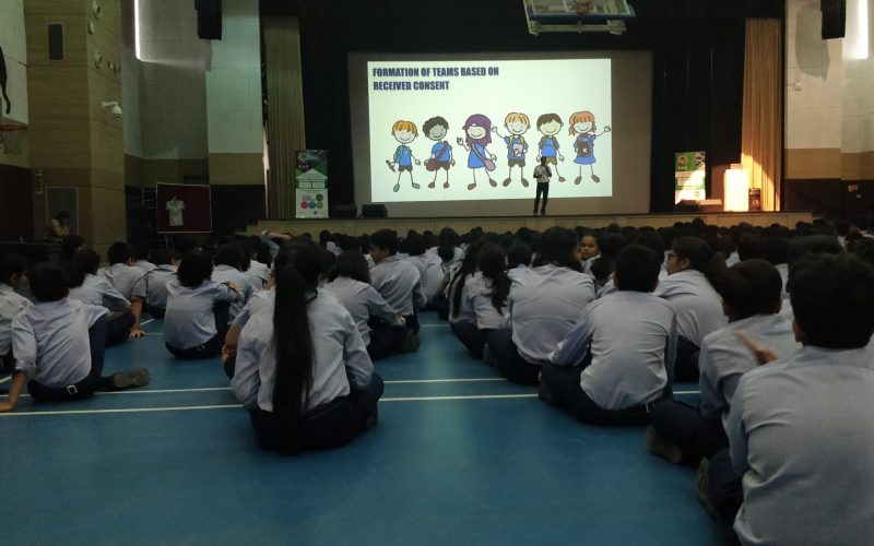 Session at Shiv Nadar School