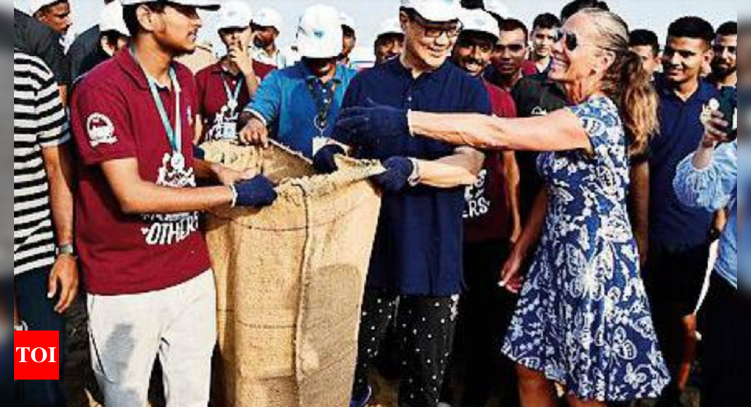 Over 80% Elliot's beach in Chennai litter single-use plastic | Chennai News