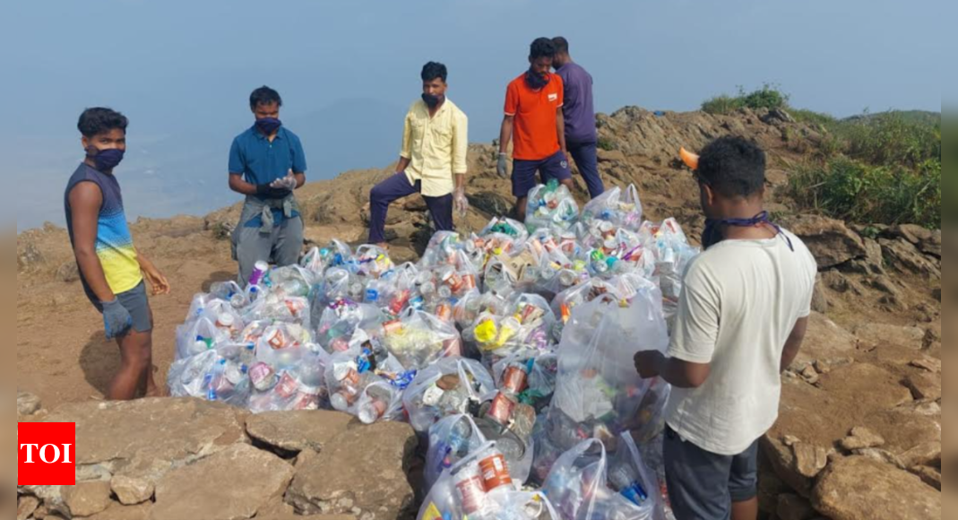 Vanjangi Hill reopens after cleanup drive; Plastic banned | Visakhapatnam News