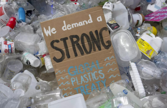 Global plastic treaty will only work if it caps production, modelling shows