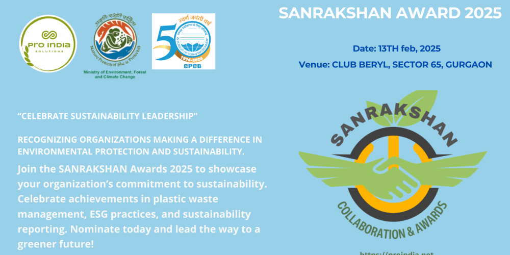 SANRAKSHAN Awards 2025: A Call for Sustainability Leaders